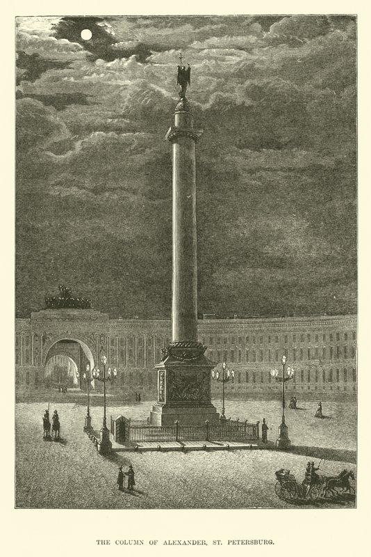 Kolumna Aleksandra, Sankt Petersburg autorstwa English School