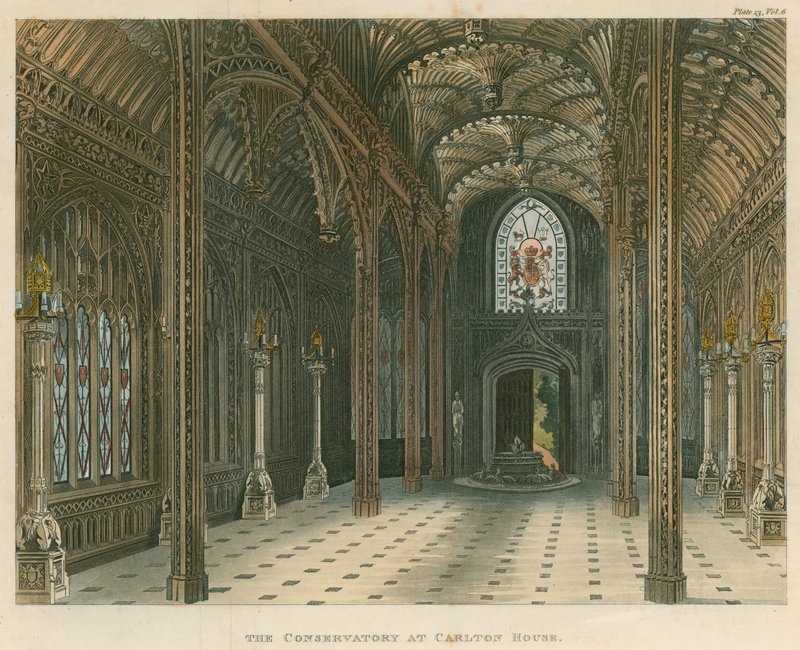 Konserwatorium, Carlton House, Londyn autorstwa English School