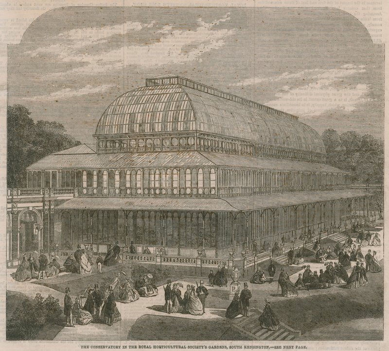 Konserwatorium w ogrodach Królewskiego Towarzystwa Ogrodniczego, South Kensington autorstwa English School