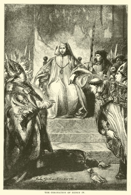 Koronacja Henryka IV autorstwa English School