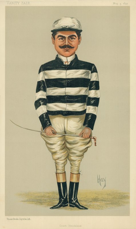 Hrabia Della Catena, Hrabia Strickland, 4 maja 1893, komiks Vanity Fair autorstwa English School