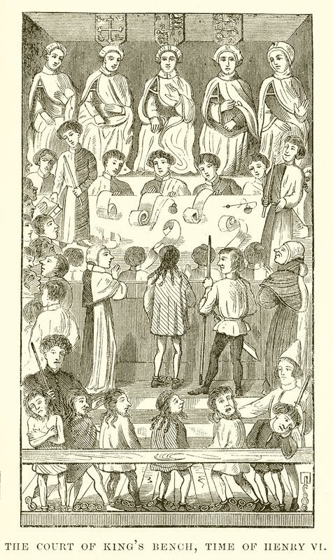 Ława Dworu Królów, czasy Henryka VI autorstwa English School