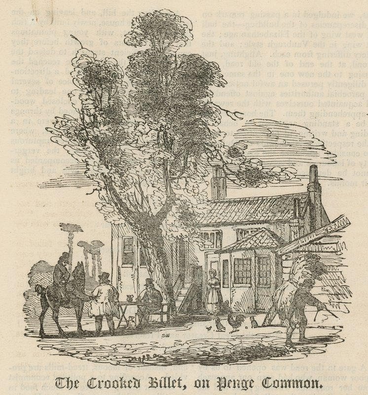 The Crooked Billet na Penge Common, Londyn autorstwa English School