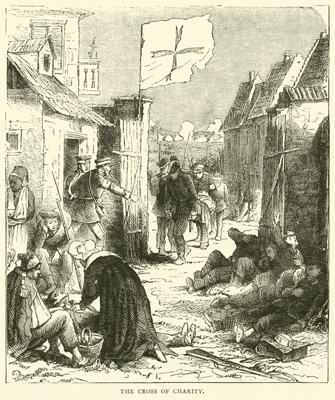 Krzyż Miłosierdzia, wrzesień 1870 autorstwa English School