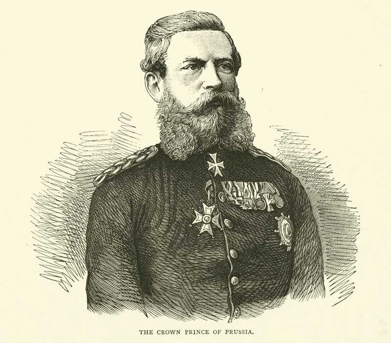 Książę Koronny Prus, sierpień 1870 autorstwa English School