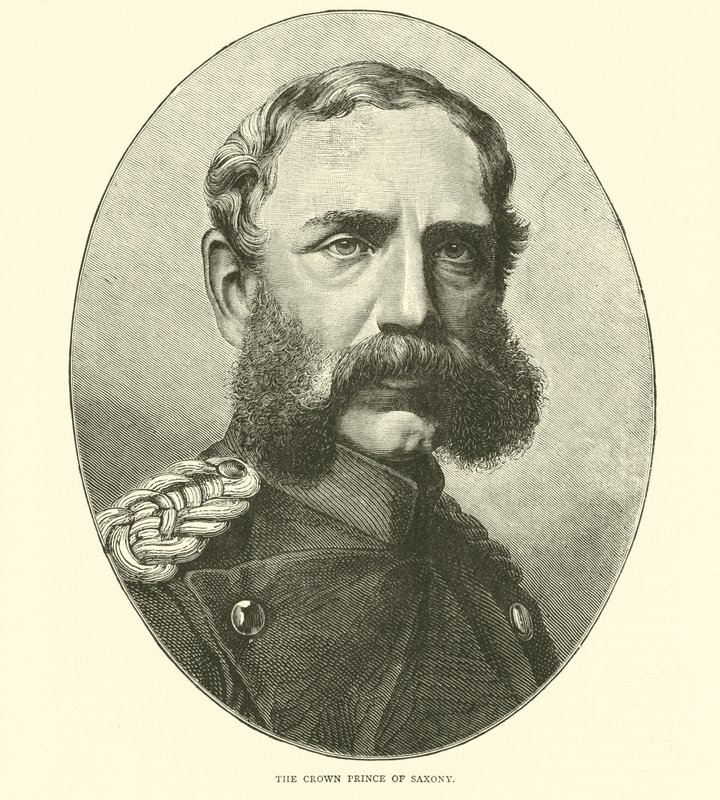 Książę koronny Saksonii, sierpień 1870 autorstwa English School