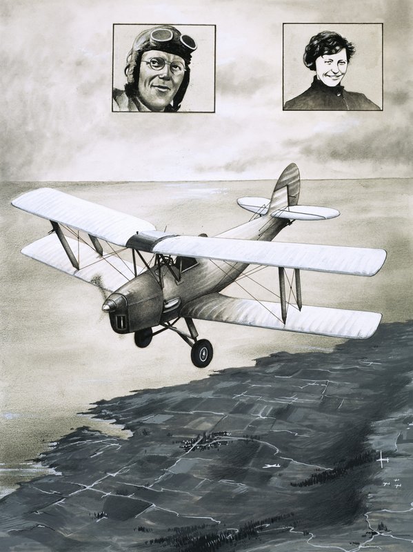 Ćma De Havilland autorstwa English School