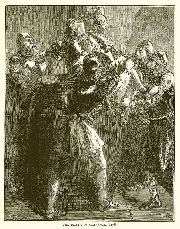 Śmierć Clarence, 1478 autorstwa English School