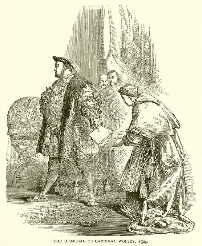 Odwołanie kardynała Wolseya, 1529 autorstwa English School