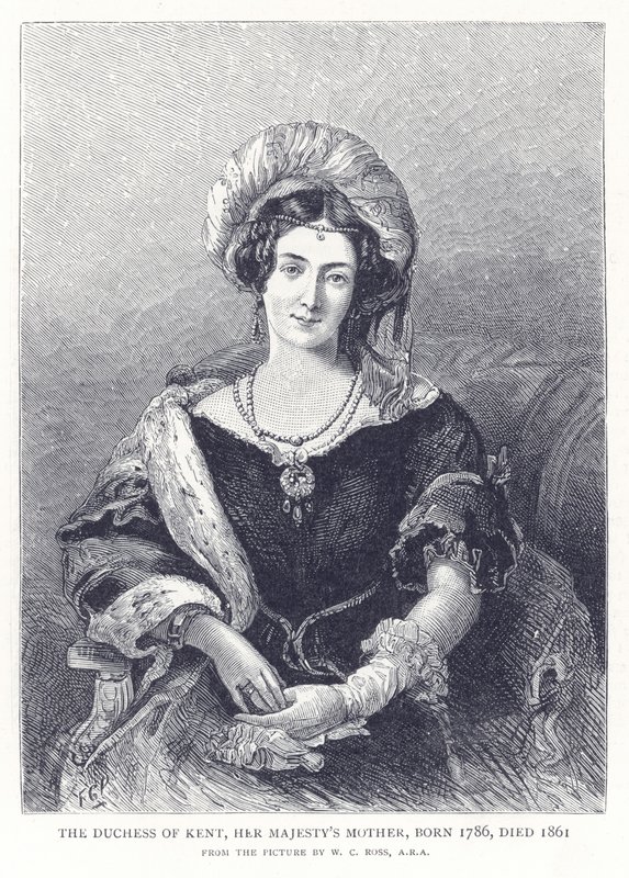 Księżna Kentu, Jej Wysokość Matka, ur. 1786, zm. 1861 autorstwa English School