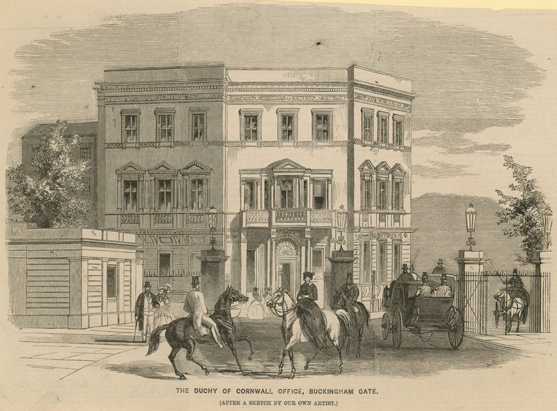 Biuro Księstwa Kornwalii, Buckingham Gate, Londyn autorstwa English School
