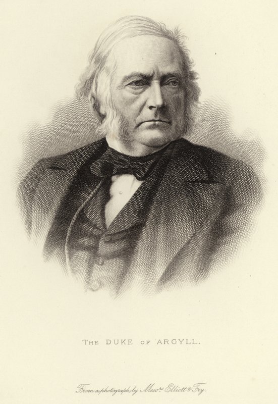 Książę Argyll (1823 - 1900) autorstwa English School