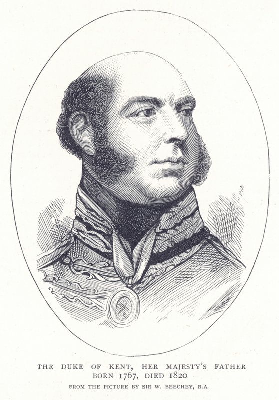 Książę Kentu, Jej Wysokość Ojciec ur. 1767, zm. 1820 autorstwa English School