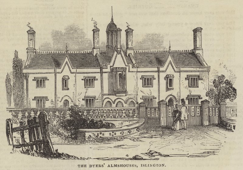 Przytułki dla farbiarzy, Islington autorstwa English School