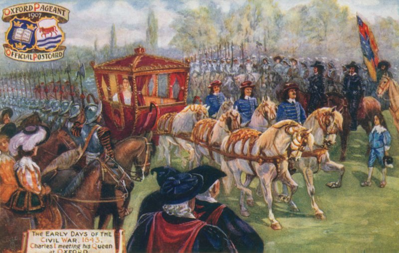 Wczesne dni wojny domowej, 1643 autorstwa English School