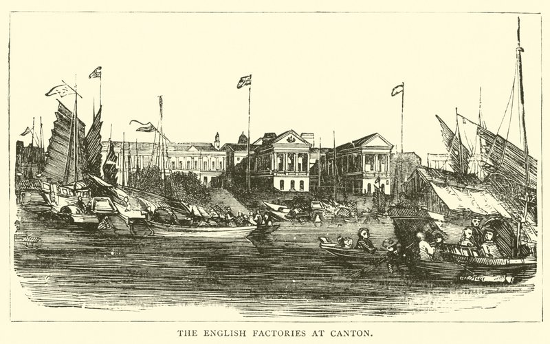 Angielskie fabryki w Canton autorstwa English School