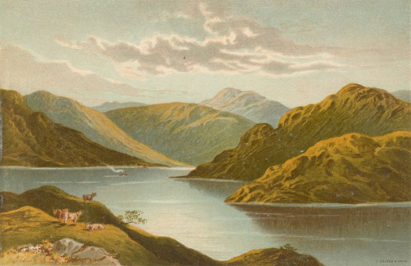 Wejście do Loch Goil autorstwa English School