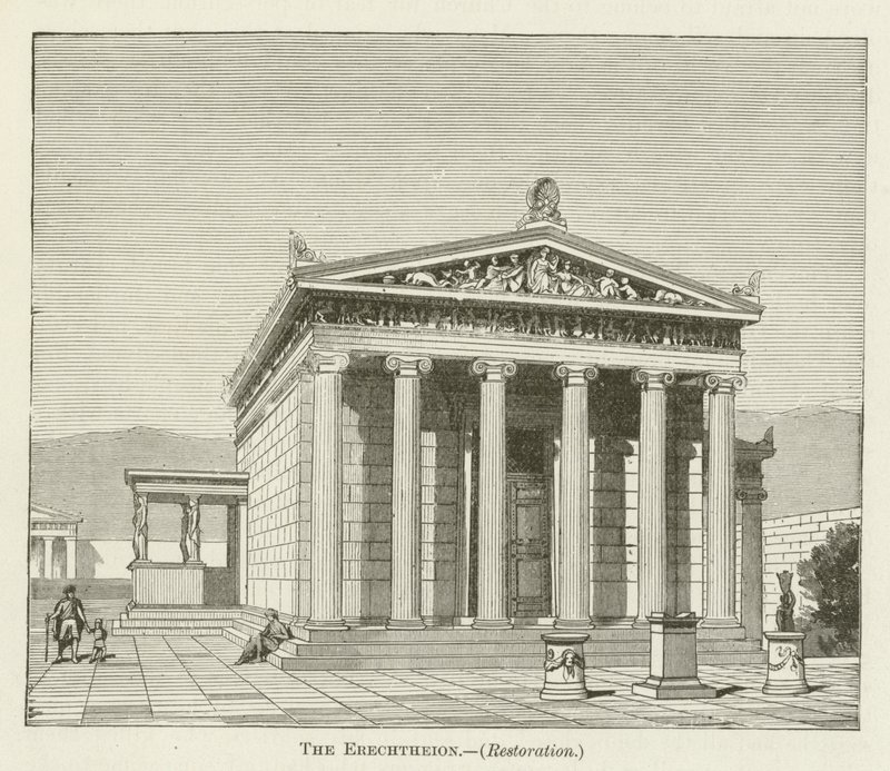 Erechtejon autorstwa English School