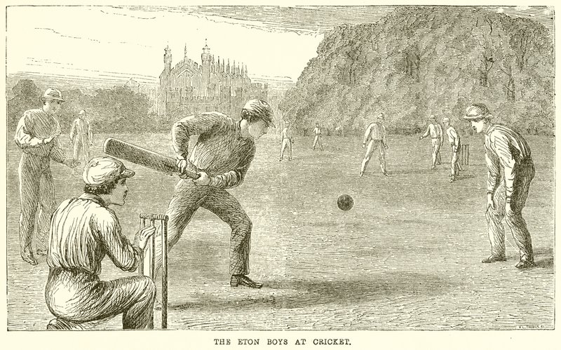 Eton Boys w Cricket autorstwa English School
