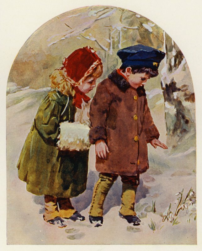 Pierwsza przebiśnieg (kolor lito) autorstwa English School