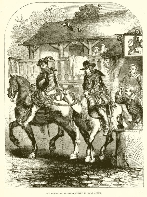 Lot Arabelli Stuart w męskim stroju autorstwa English School