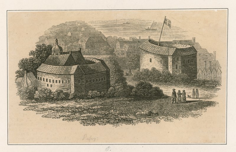 The Globe, Bankside, Londyn autorstwa English School