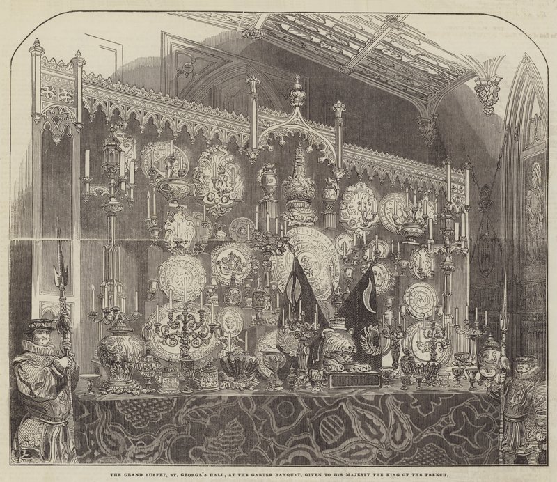 Wielki bufet, sala św. autorstwa English School