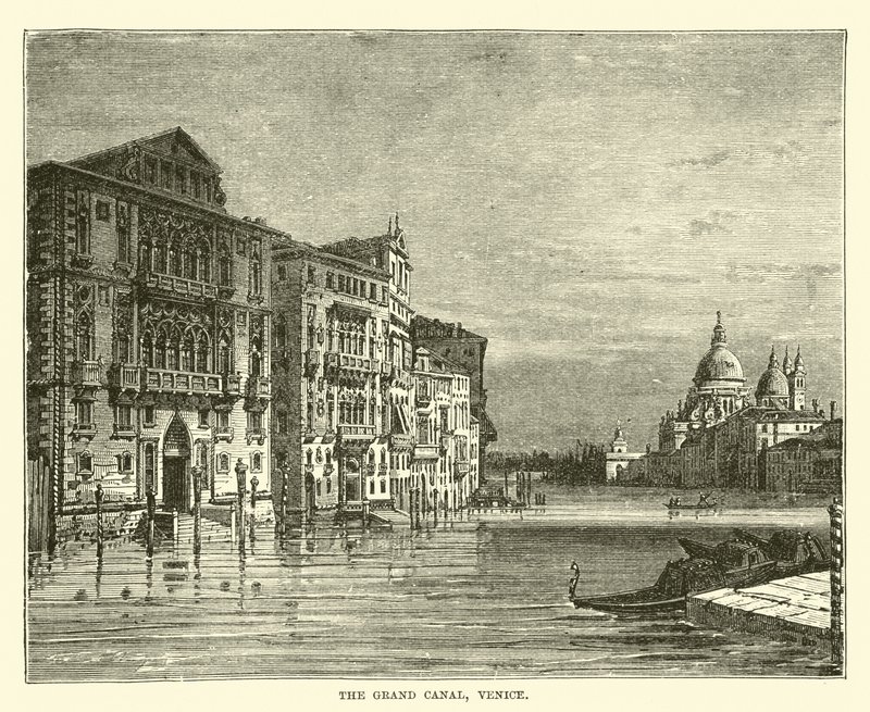 Canal Grande, Wenecja autorstwa English School