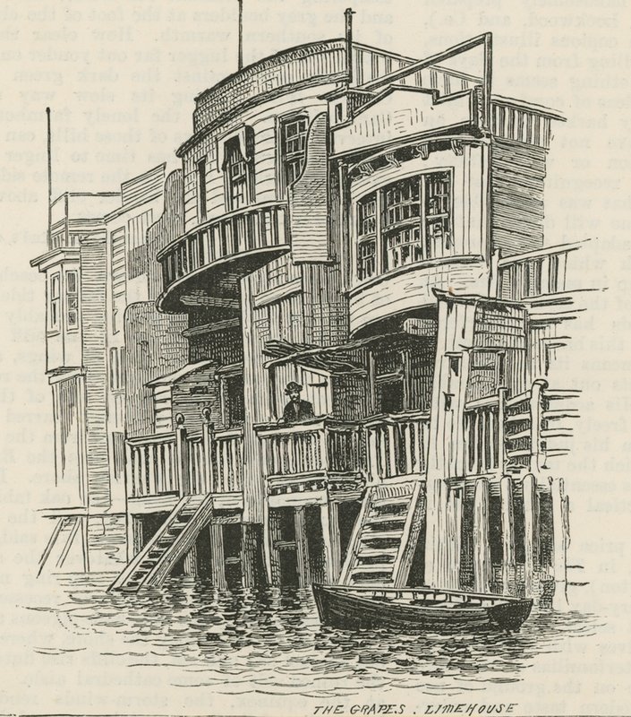 Winogrona, Limehouse, Londyn autorstwa English School