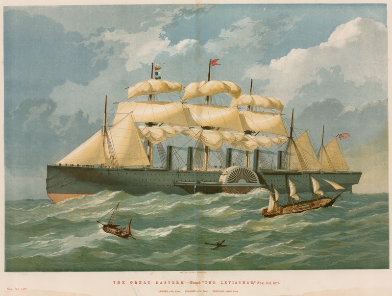 Wielki Wschód, nazwany Lewiatanem, 3 listopada 1827 r. autorstwa English School