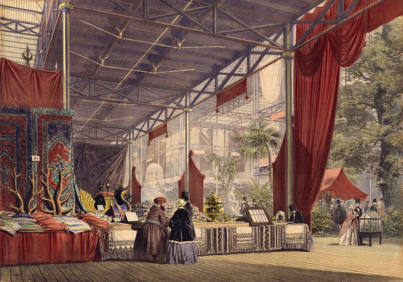 Wielka Wystawa 1851, Turcja nr 1 (kolorowa grawerunek) autorstwa English School
