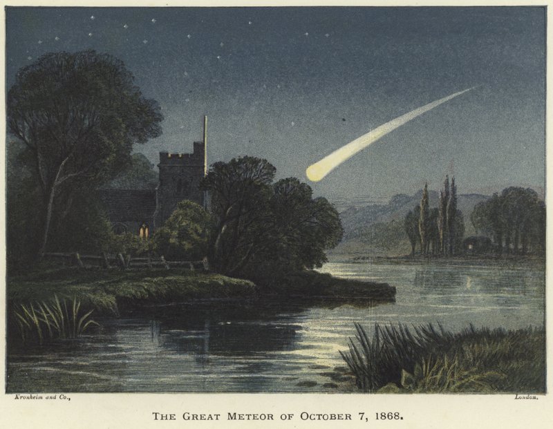 Wielki Meteor z 7 października 1868 r. autorstwa English School