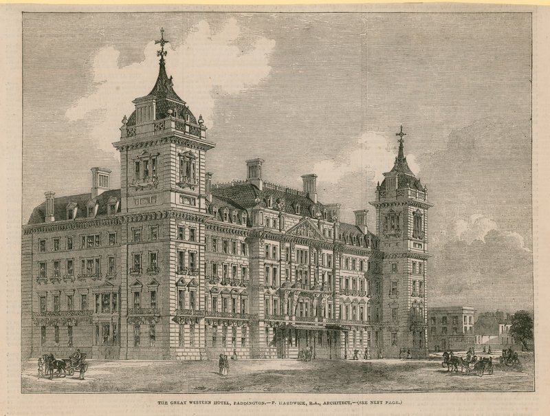 The Great Western Hotel, Paddington, Londyn autorstwa English School