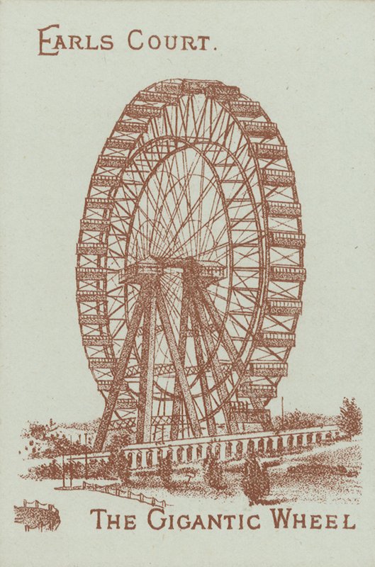 Wielkie Koło, Earls Court, Londyn autorstwa English School