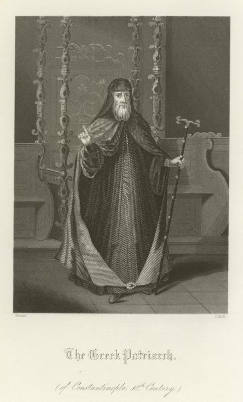 Grecki Patriarcha Konstantynopola, XVIII wiek autorstwa English School
