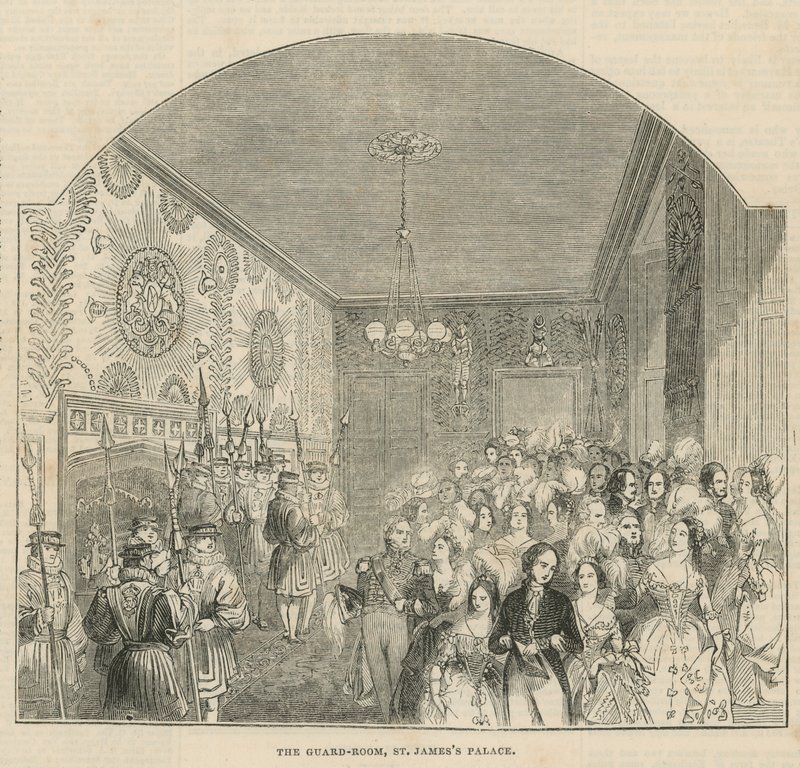 Sala Straży w Pałacu św. Jakuba autorstwa English School