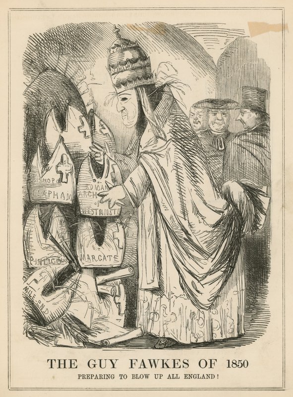 Guy Fawkes z 1850 r autorstwa English School