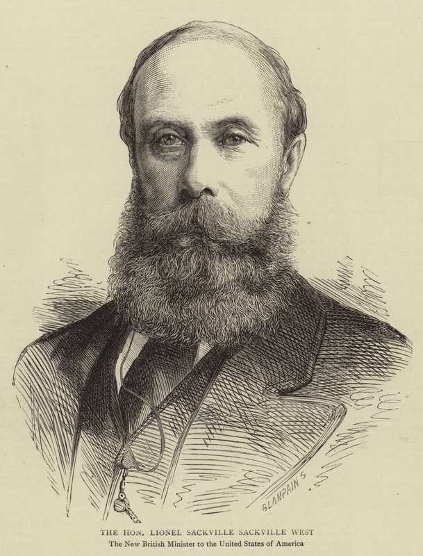 Szanowny Lionel Sackville Sackville West (rycina) autorstwa English School