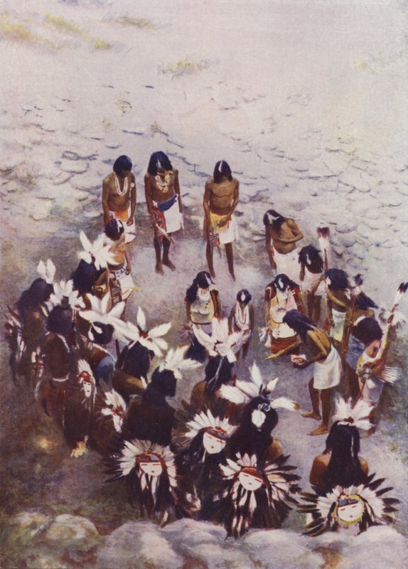 Ceremonia fletu Hopi autorstwa English School