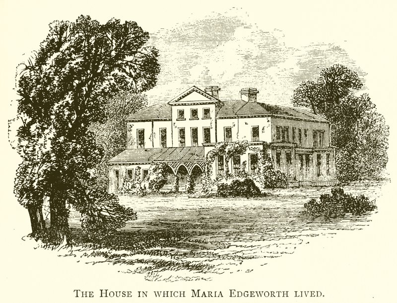 Dom, w którym mieszkała Maria Edgeworth autorstwa English School