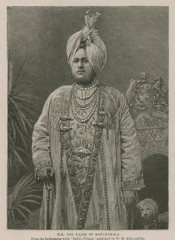 Imperial Institute: Jego Wysokość Radża Kapurthala autorstwa English School