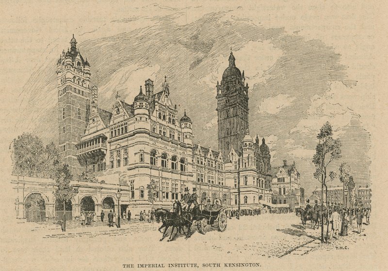 Imperial Institute of the United Kingdom, the Colonies and India, South Kensington, London autorstwa English School