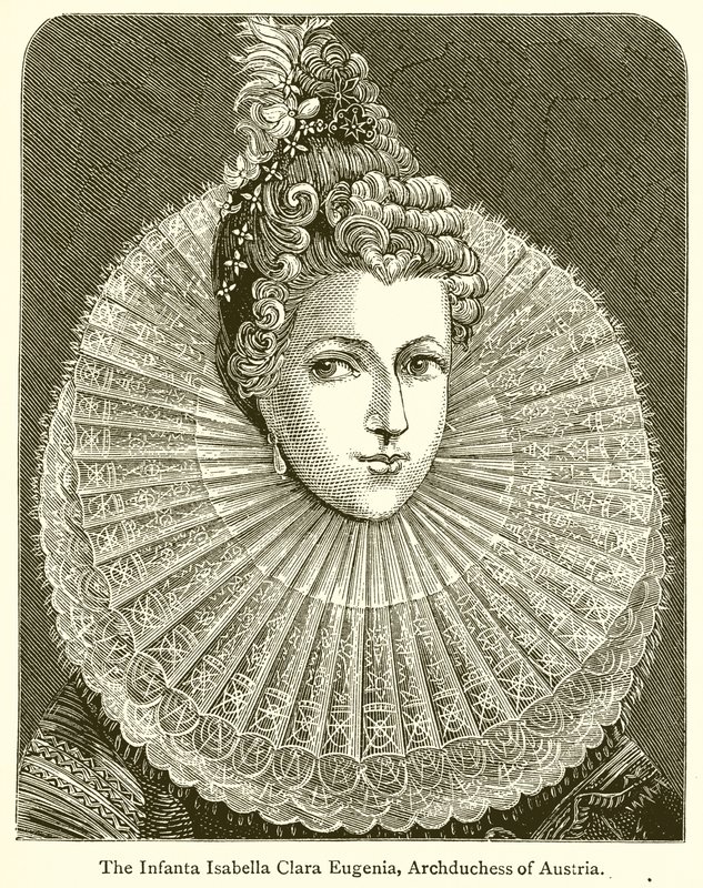 Infantka Isabella Clara Eugenia, arcyksiężna Austrii autorstwa English School