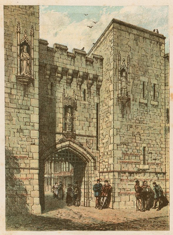 Międzynarodowa Wystawa Zdrowia w South Kensington, 1884: stara angielska brama autorstwa English School