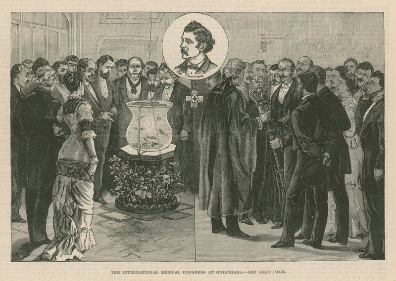 Międzynarodowy Kongres Medyczny w Guildhall w Londynie autorstwa English School