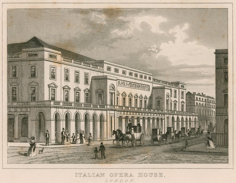 Opera Włoska, Londyn autorstwa English School