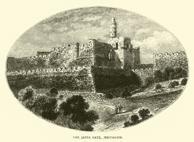 Brama Jafy, Jerozolima autorstwa English School