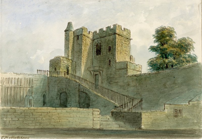 Gabinet Klejnotów, 1784 (wc na papierze) autorstwa English School