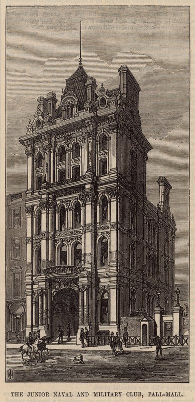 Młodszy Klub Marynarki i Wojska, Pall Mall autorstwa English School