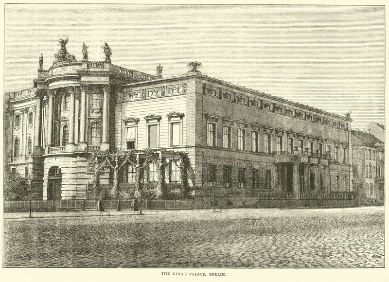 Pałac Królewski, Berlin, marzec 1871 autorstwa English School